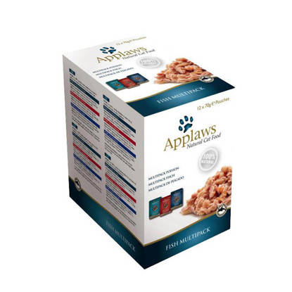 Picture of Applaws Cat Pouch Fish Multi pack 12 x 70g