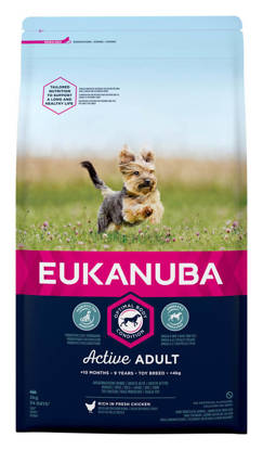 Picture of Eukanuba Active Adult Toy Breed Chicken - 2kg