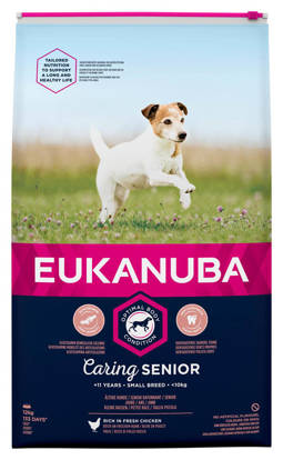Picture of Eukanuba Caring Senior Small Breed Chicken - 12kg