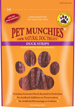 Picture of Pet Munchchies Dog Duck Strips - 8 x 90g