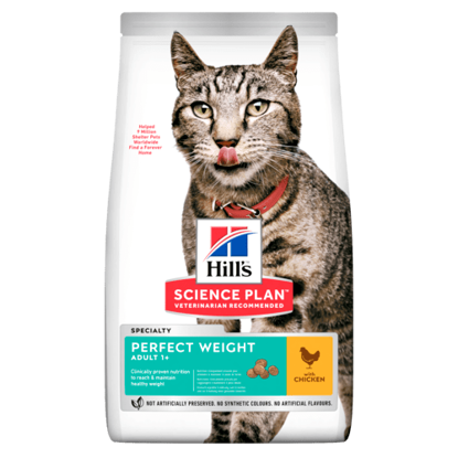 Picture of Hills Adult Feline Perfect Weight 2.5kg