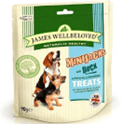 Picture of James Wellbeloved Minijacks (Dog) Duck 10 x 90g