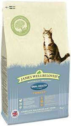 Picture of James Wellbeloved Turkey and Rice Oral care Cat 1.5kg