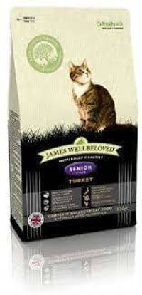 Picture of James Wellbeloved Turkey and Rice Senior Cat 1.5kg