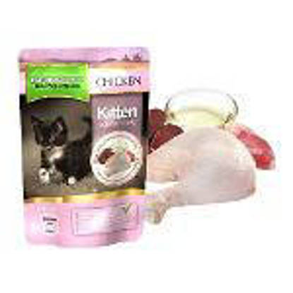 Picture of Natures Menu Kitten Chicken Pouches - 12 x 100g