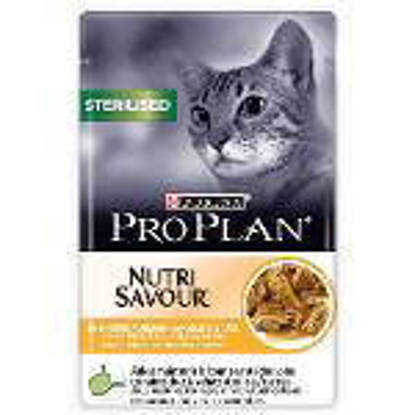 Picture of Proplan Sterilised Cat Chicken Pouches - 10 x 85g wet
